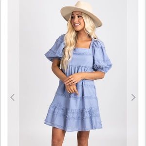 NWT BellaElla Make A Wish Eyelash Fringe Dress